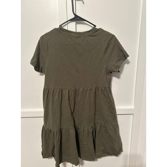 Old Navy Olive Green Trapeze Style Dress Small - Picture 2 of 3